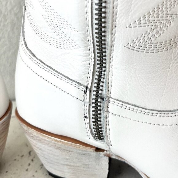 Lane MEGAN MORONEY Cowboy Boots Smokeshow Womens 10 White Western Cowgirl Tall - Picture 10 of 14